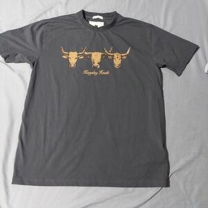 Kingsley Heath Charcoal T-Shirt with  Graphic African Luxury